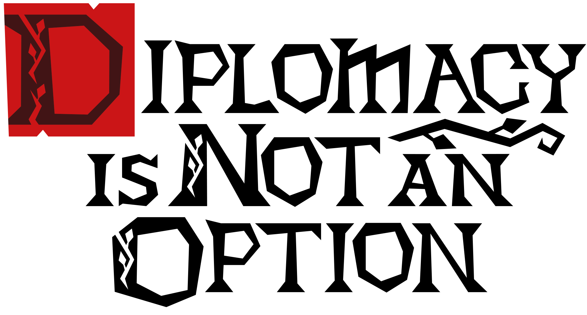 Diplomacy is Not an Option Logo