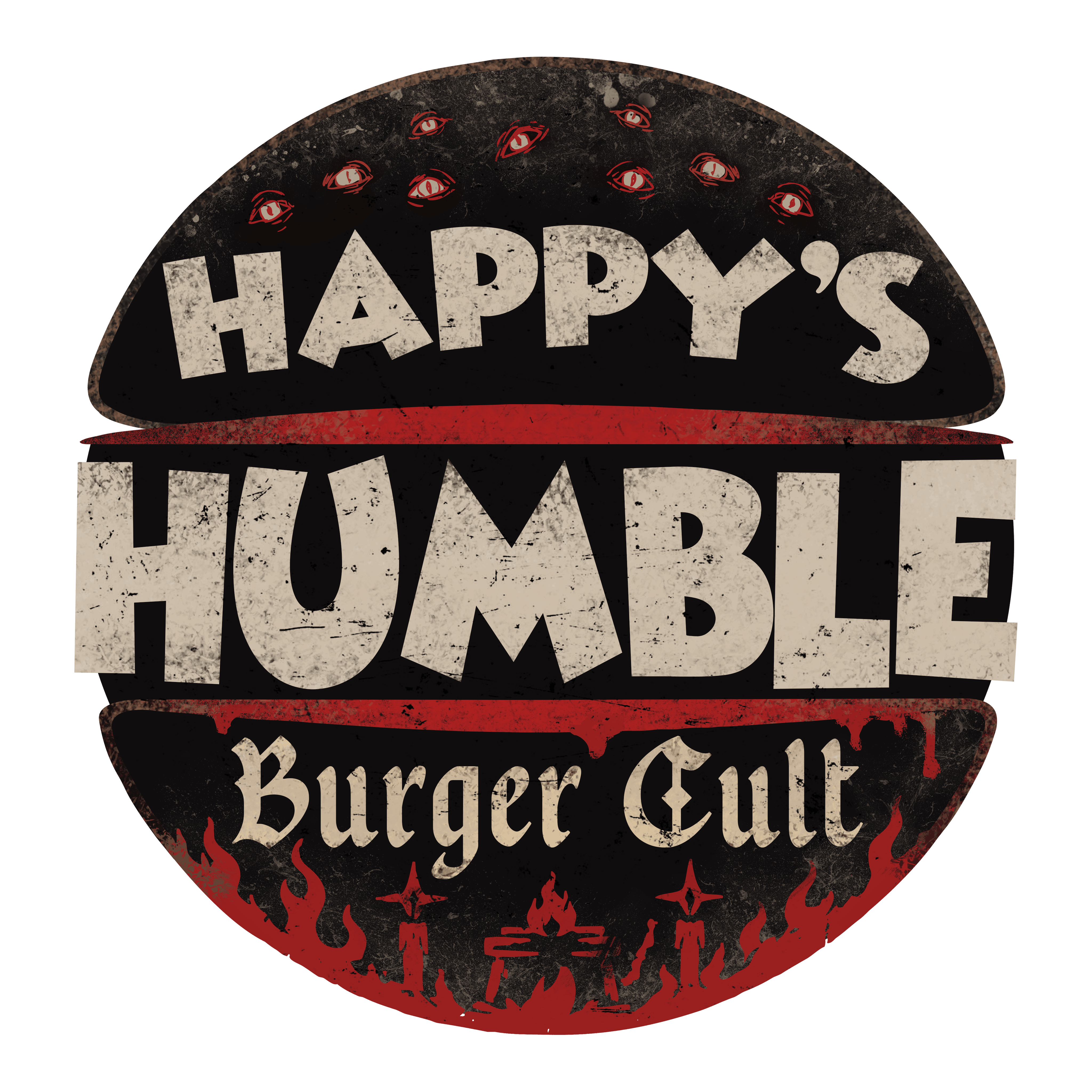 Happy’s Humble Burger Cult Logo